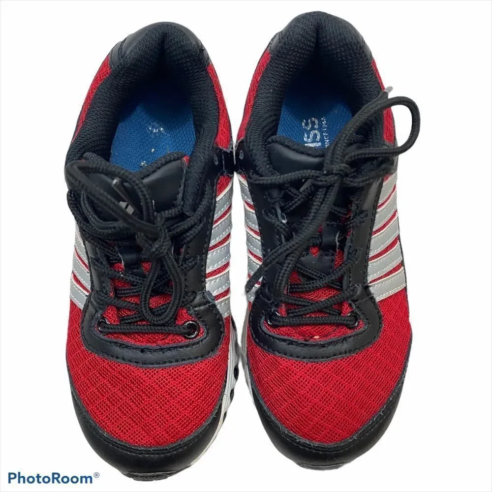 K-Swiss Boys Red and‎ Black Lace Up Sneakers 10.5